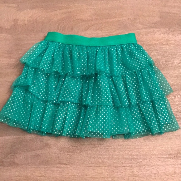 💚 Green Sparkly Toddler Skirt 💚 - Picture 1 of 4